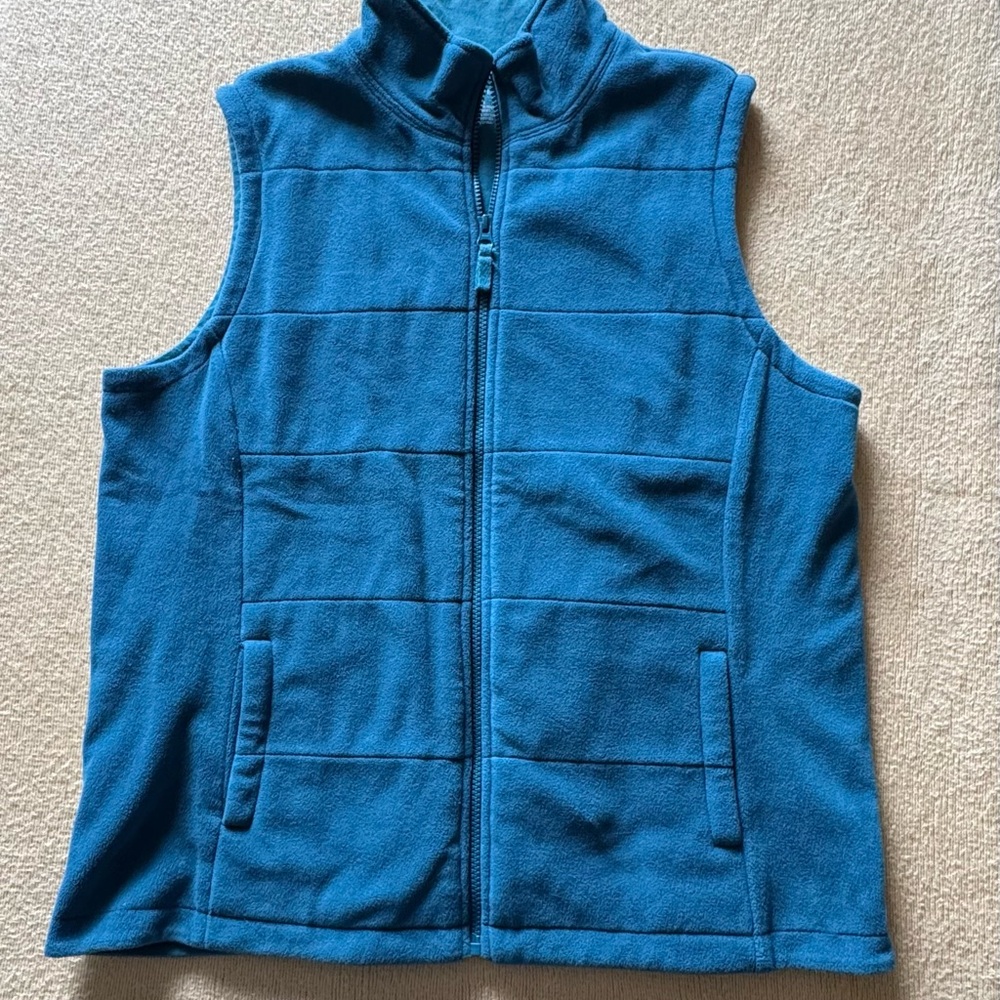 Lands' End Deep Teal Crewneck Top